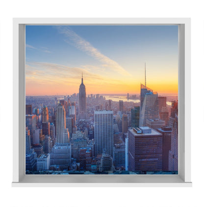 EasyBlock Magnetic Blackout Blind Empire State building and Manhattan at sunset - EB53 - Art Fever - Art Fever