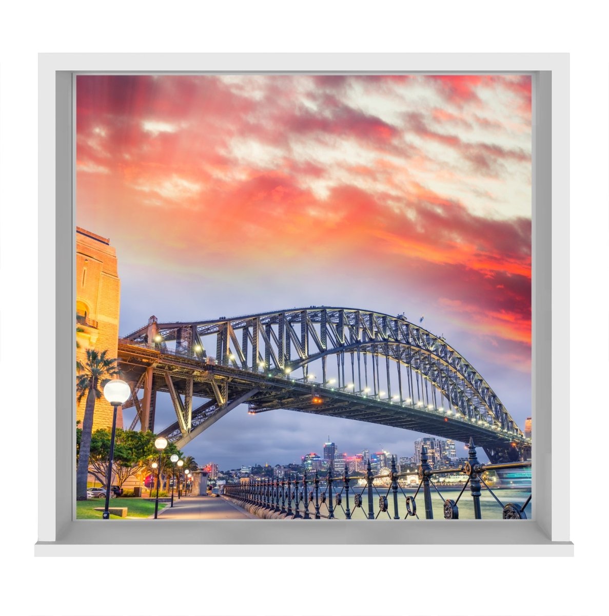 EasyBlock Magnetic Blackout Blind Sydney Harbour Bridge - EB50 - Art Fever - Art Fever