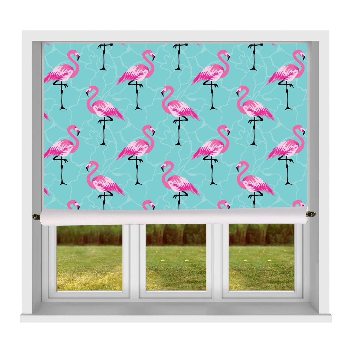 EasyBlock Magnetic Blackout Blind Tropical Pink Flamingo - EB23 - Art Fever - Art Fever