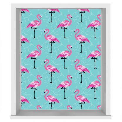 EasyBlock Magnetic Blackout Blind Tropical Pink Flamingo - EB23 - Art Fever - Art Fever