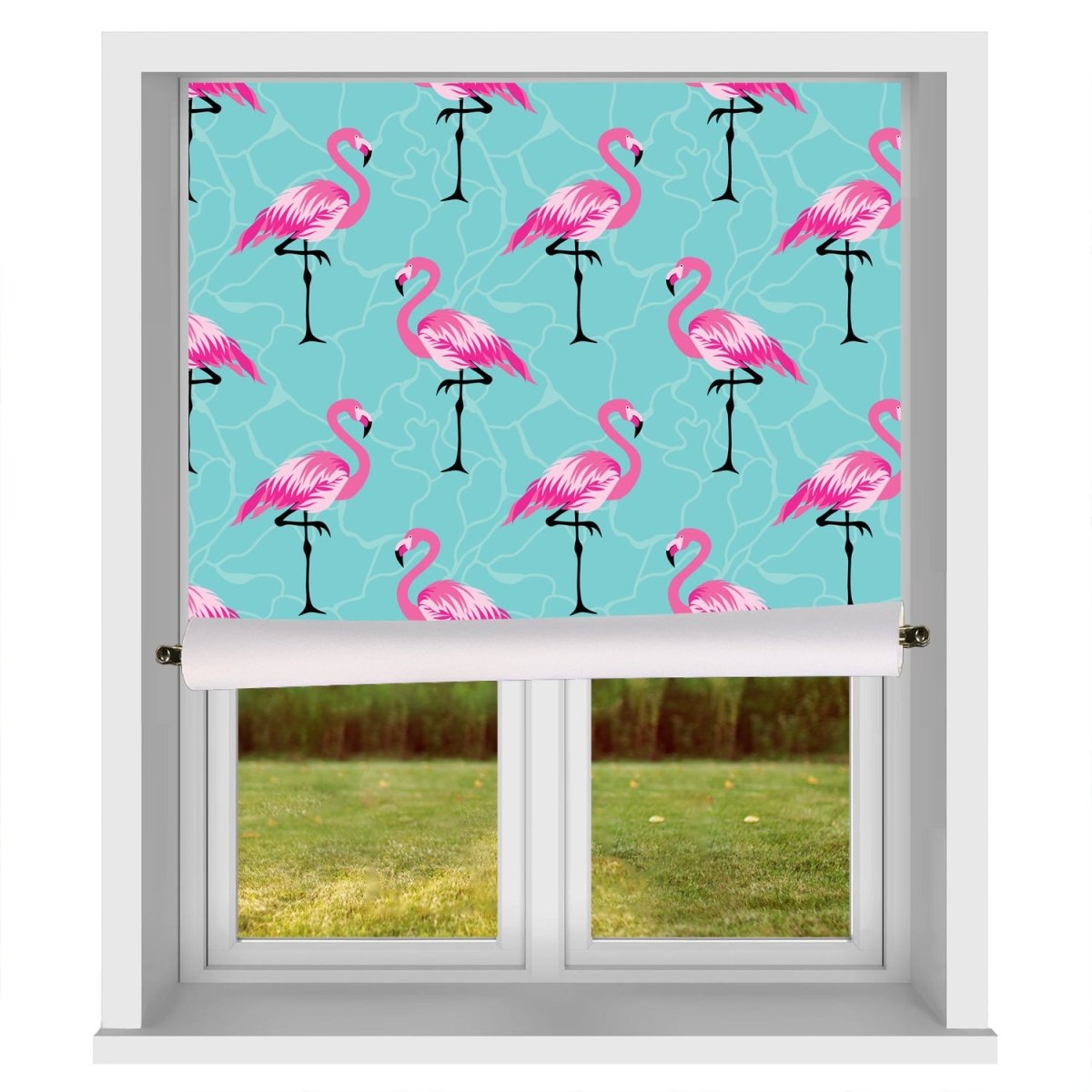 EasyBlock Magnetic Blackout Blind Tropical Pink Flamingo - EB23 - Art Fever - Art Fever