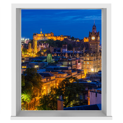 EasyBlock Magnetic Blackout Blind Edinburgh Castle at Night - EB46