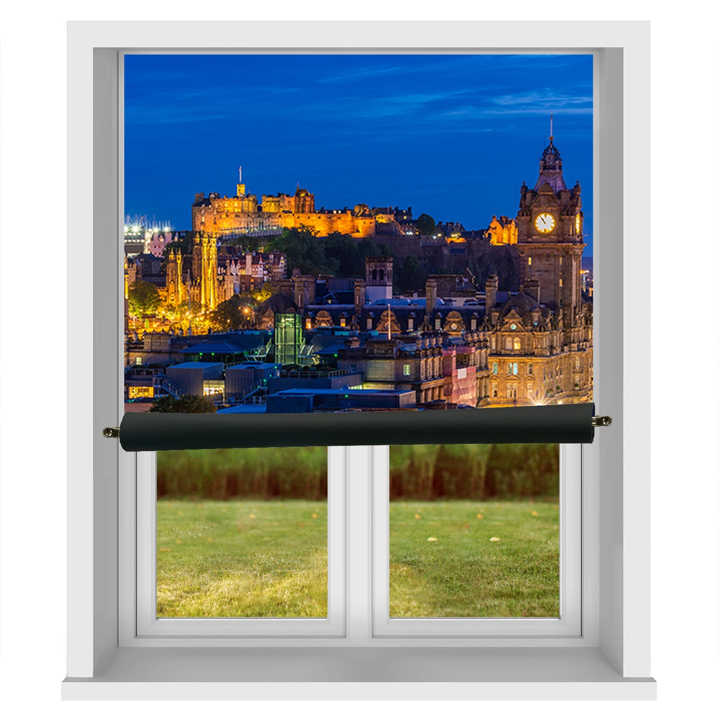 EasyBlock Magnetic Blackout Blind Edinburgh Castle at Night - EB46