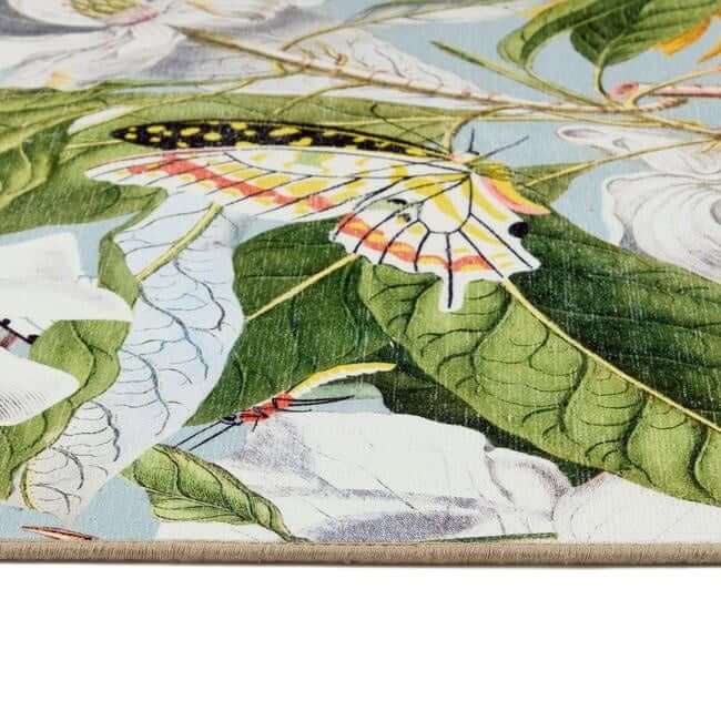 Eco - Washable Multicolour Rug Floral Design - The Rugs - Art Fever