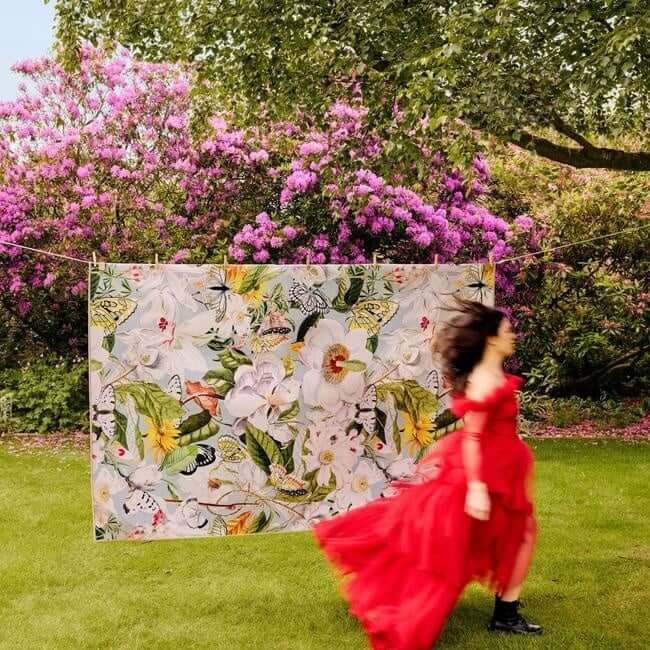 Eco - Washable Multicolour Rug Floral Design - The Rugs - Art Fever