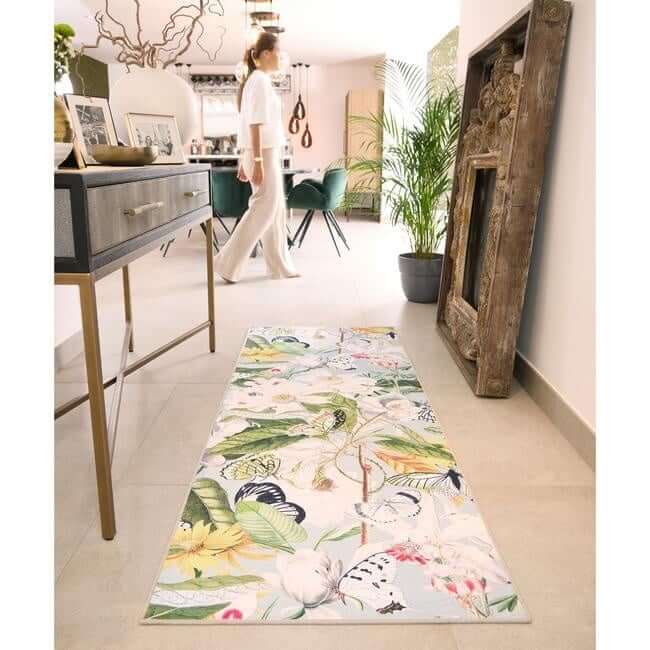 Eco - Washable Multicolour Rug Floral Design - The Rugs - Art Fever