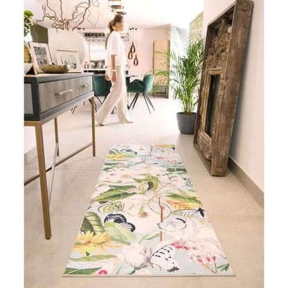 Eco - Washable Multicolour Rug Floral Design - The Rugs - Art Fever