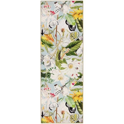 Eco - Washable Multicolour Rug Floral Design - The Rugs - Art Fever