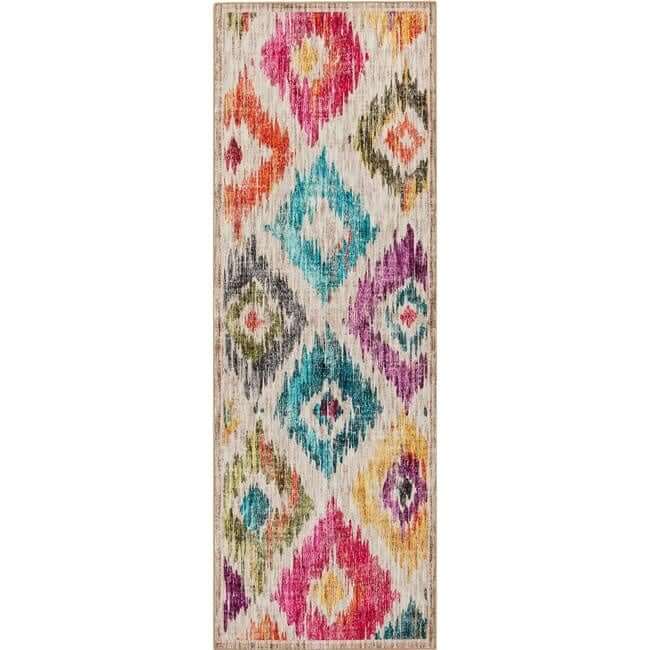 Eco - Washable Multicolour Rug Moroccan Design - The Rugs - Art Fever