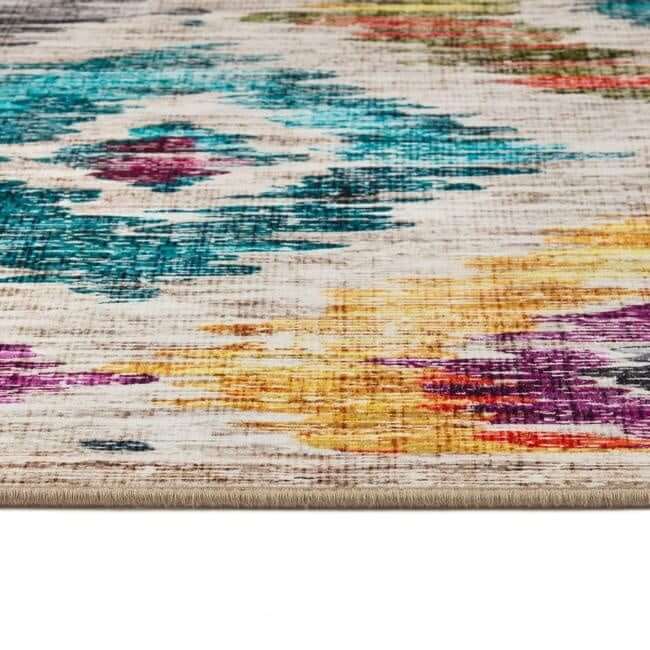Eco - Washable Multicolour Rug Moroccan Design - The Rugs - Art Fever
