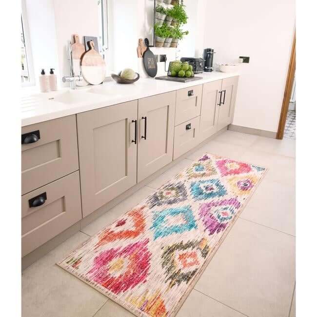 Eco - Washable Multicolour Rug Moroccan Design - The Rugs - Art Fever