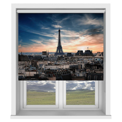 Eiffel Tower at Sunset Paris Printed Picture Photo Roller Blind - 1X2372172 - Pictufy - Art Fever