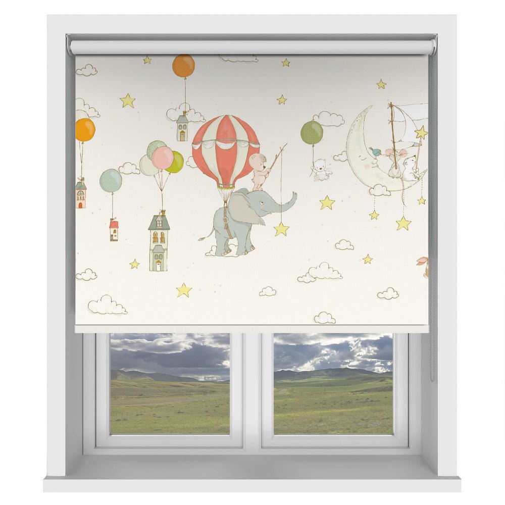 Elephant Dream Hot Air Balloons Printed Picture Photo Roller Blind - 1X2759472 - Art Fever - Art Fever