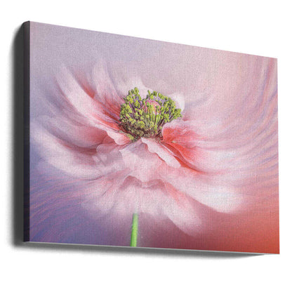 Ethereal Swirling Flower Canvas Print Wall Art 1X3250557 - ART FEVER - Art Fever