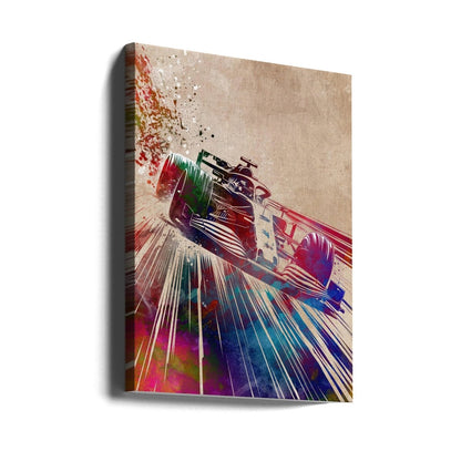 F1 Car Sport art Canvas Print Wall Art 2821217 - ART FEVER - Art Fever