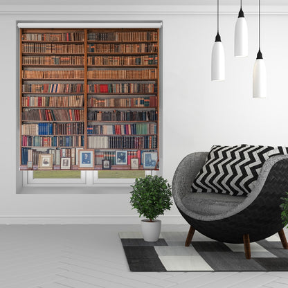 Classic Library Books Printed Roller Blind - 1X1659958