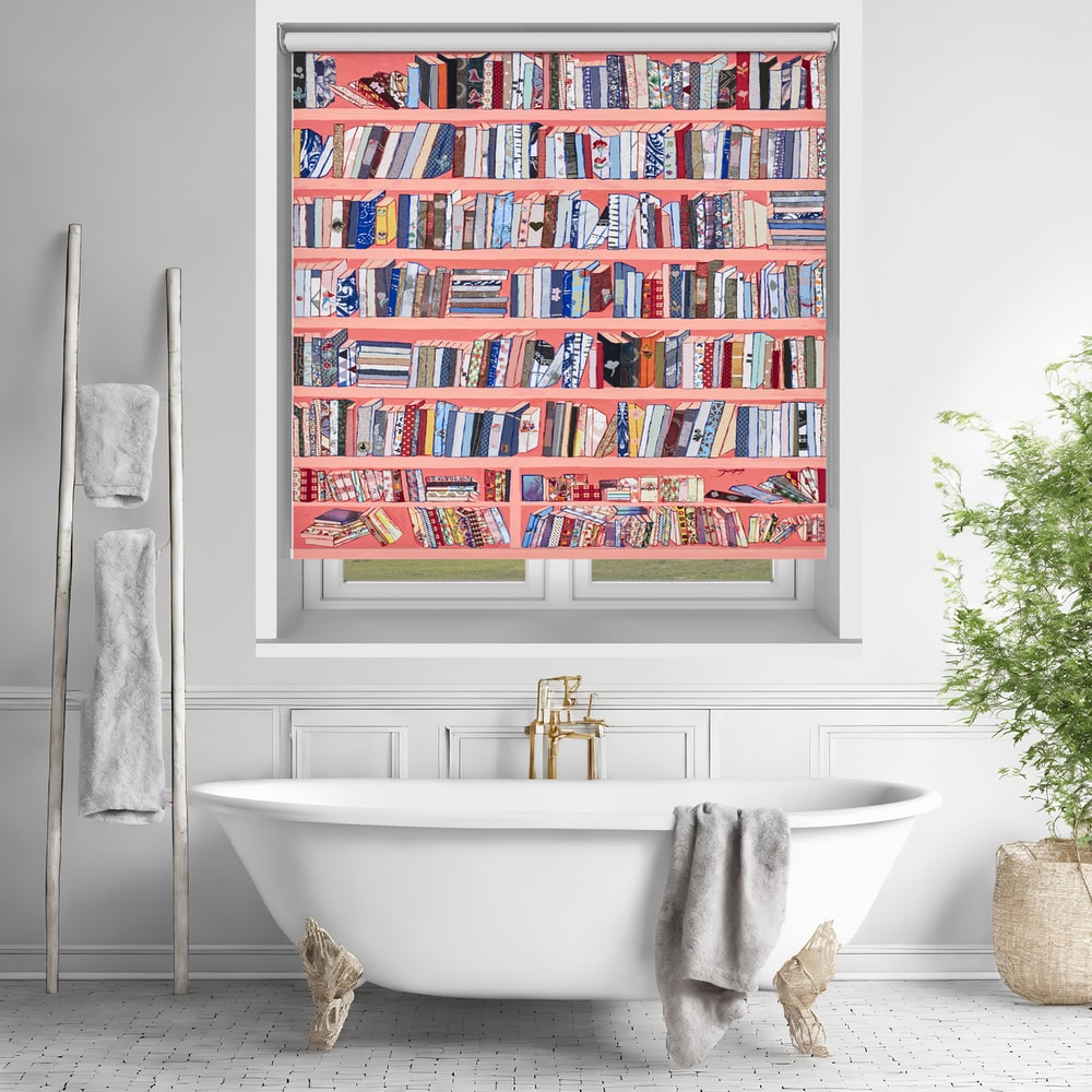 Colourful Book Collection Printed Roller Blind - 1X2779522