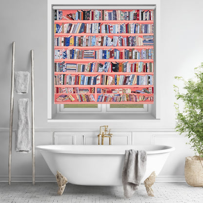 Colourful Book Collection Printed Roller Blind - 1X2779522