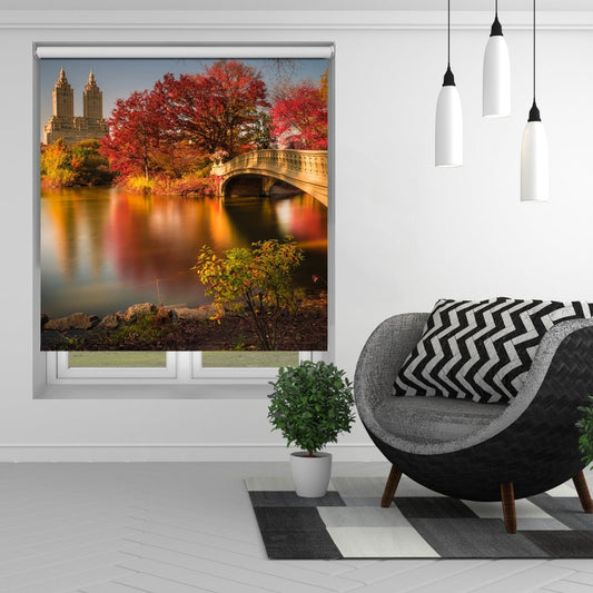 Fall in Central Park New York Printed Picture Photo Roller Blind - 1X1229507 - Pictufy - Art Fever