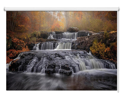 Fall of Fall Waterfall Printed Picture Photo Roller Blind - 1X2095185 - Art Fever - Art Fever