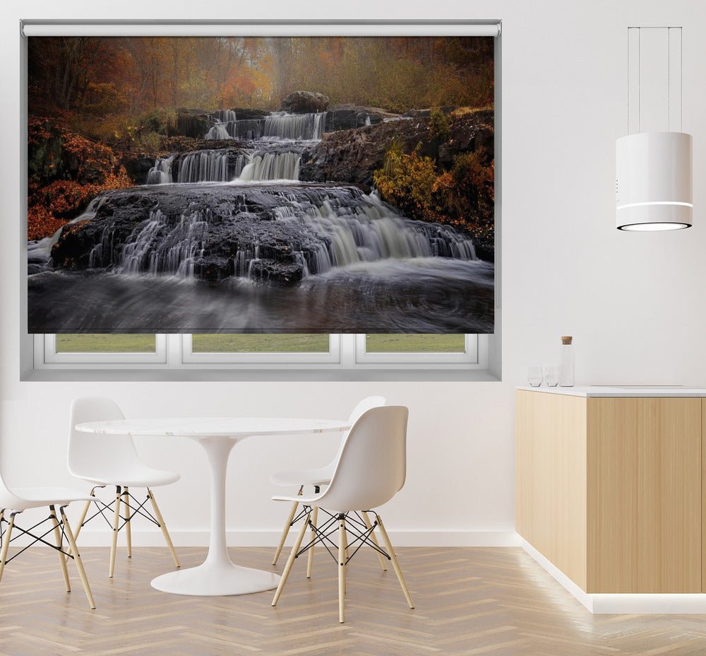 Fall of Fall Waterfall Printed Picture Photo Roller Blind - 1X2095185 - Art Fever - Art Fever