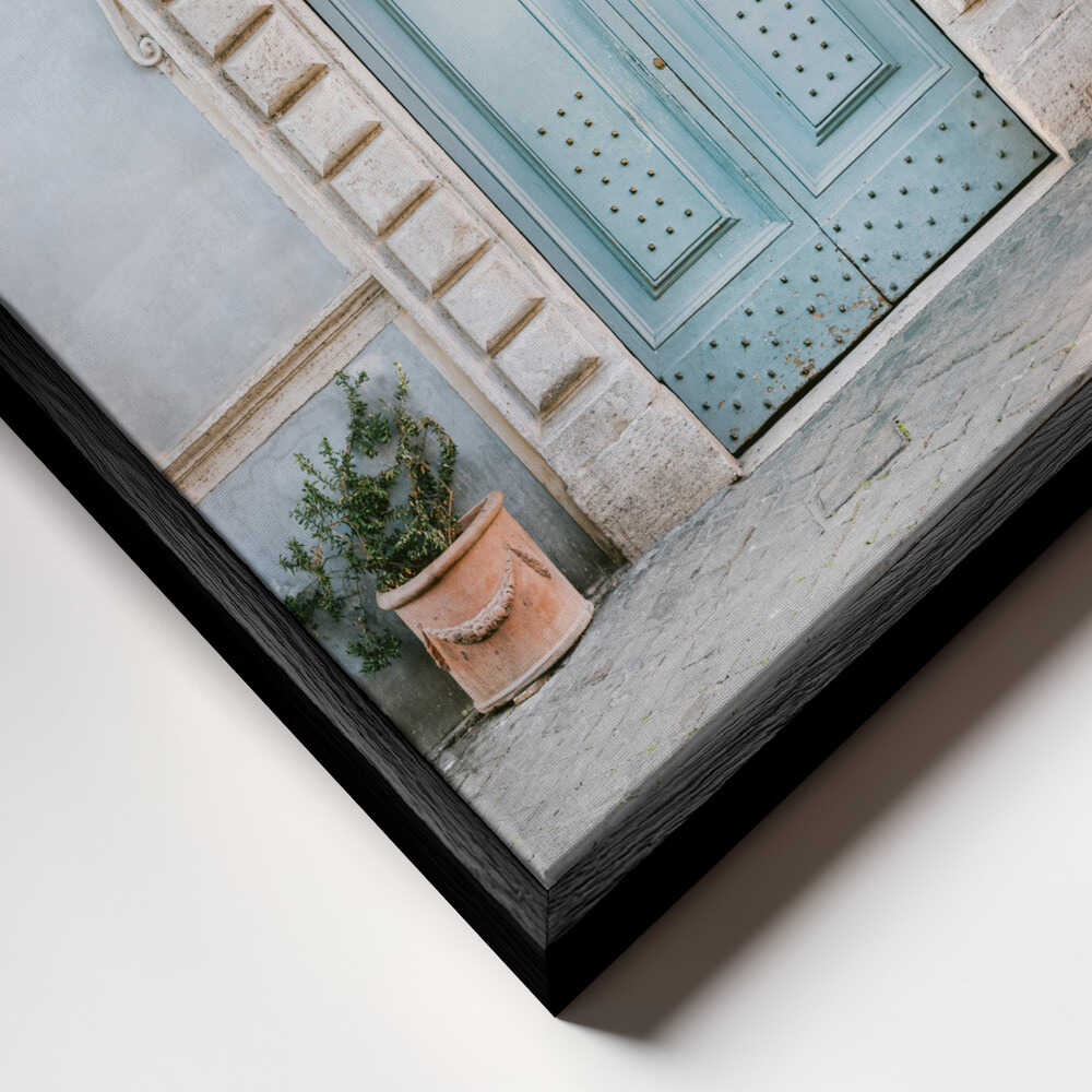 Blue tones of Rome - Italy travel photography Canvas Print Wall Art 1X2410441