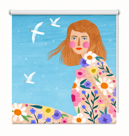 Free Spirit Floral Dreams Printed Roller Blind - 1X2959958 - Art Fever - Art Fever