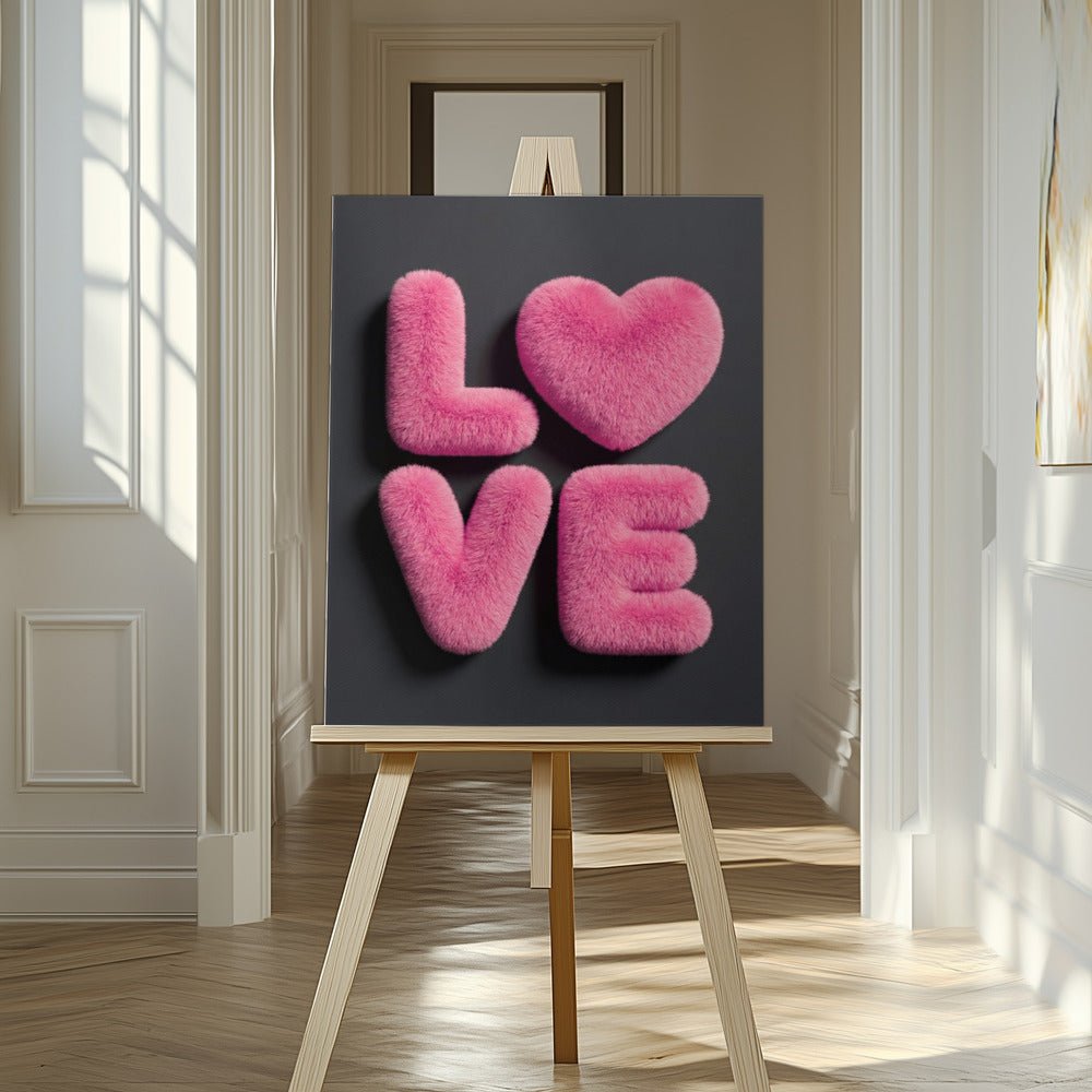 Furry Love Printed Picture Photo Roller Blind - 1X3437250 - Art Fever - Art Fever