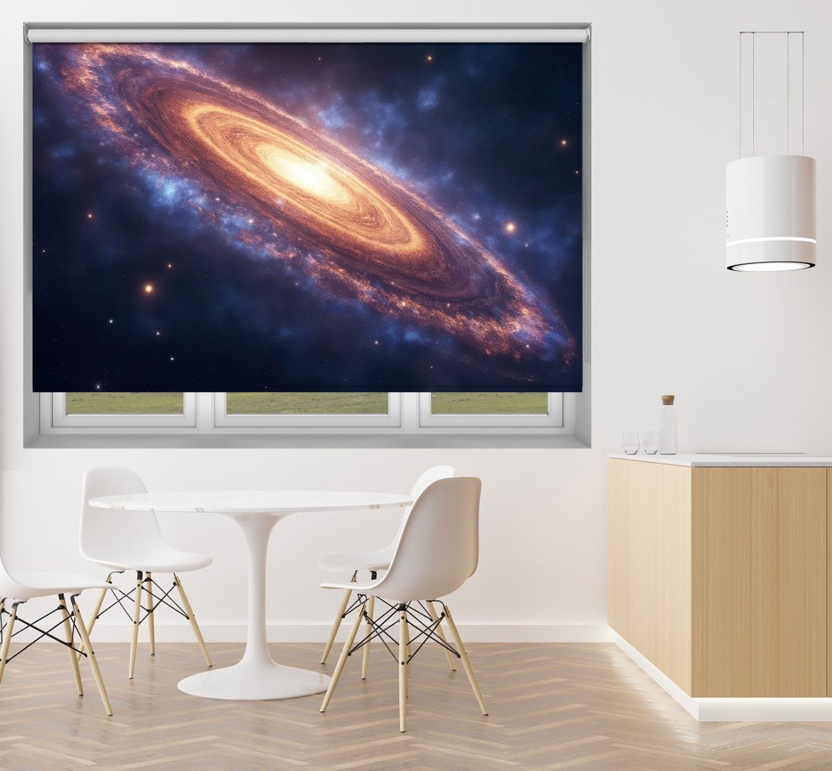 Galaxy Black Hole Cosmos Space Digital Art Printed Picture Photo Roller Blind - RB1351 - Art Fever - Art Fever