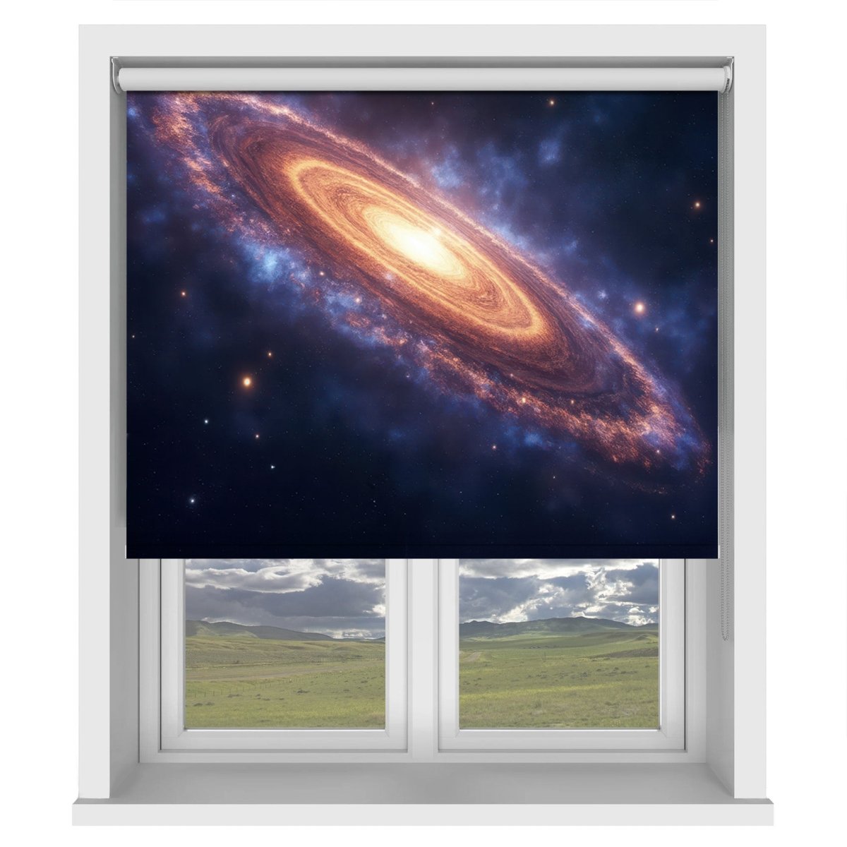 Galaxy Black Hole Cosmos Space Digital Art Printed Picture Photo Roller Blind - RB1351 - Art Fever - Art Fever