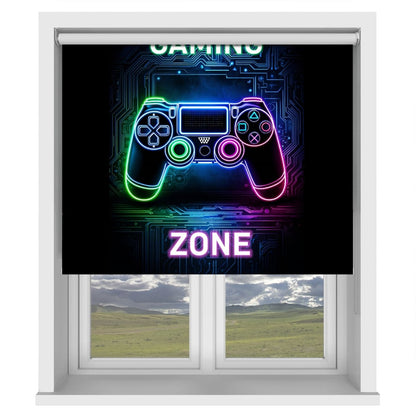 Gaming Zone Printed Picture Photo Roller Blind - 1X2720627 - Art Fever - Art Fever