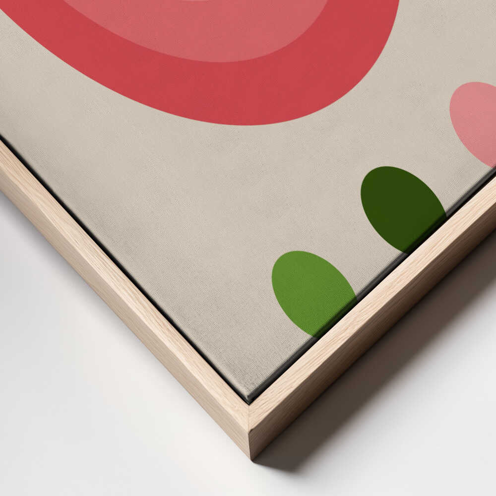 Geometric Harmony Bauhaus Canvas Print Wall Art 1X2548465 - ART FEVER - Art Fever