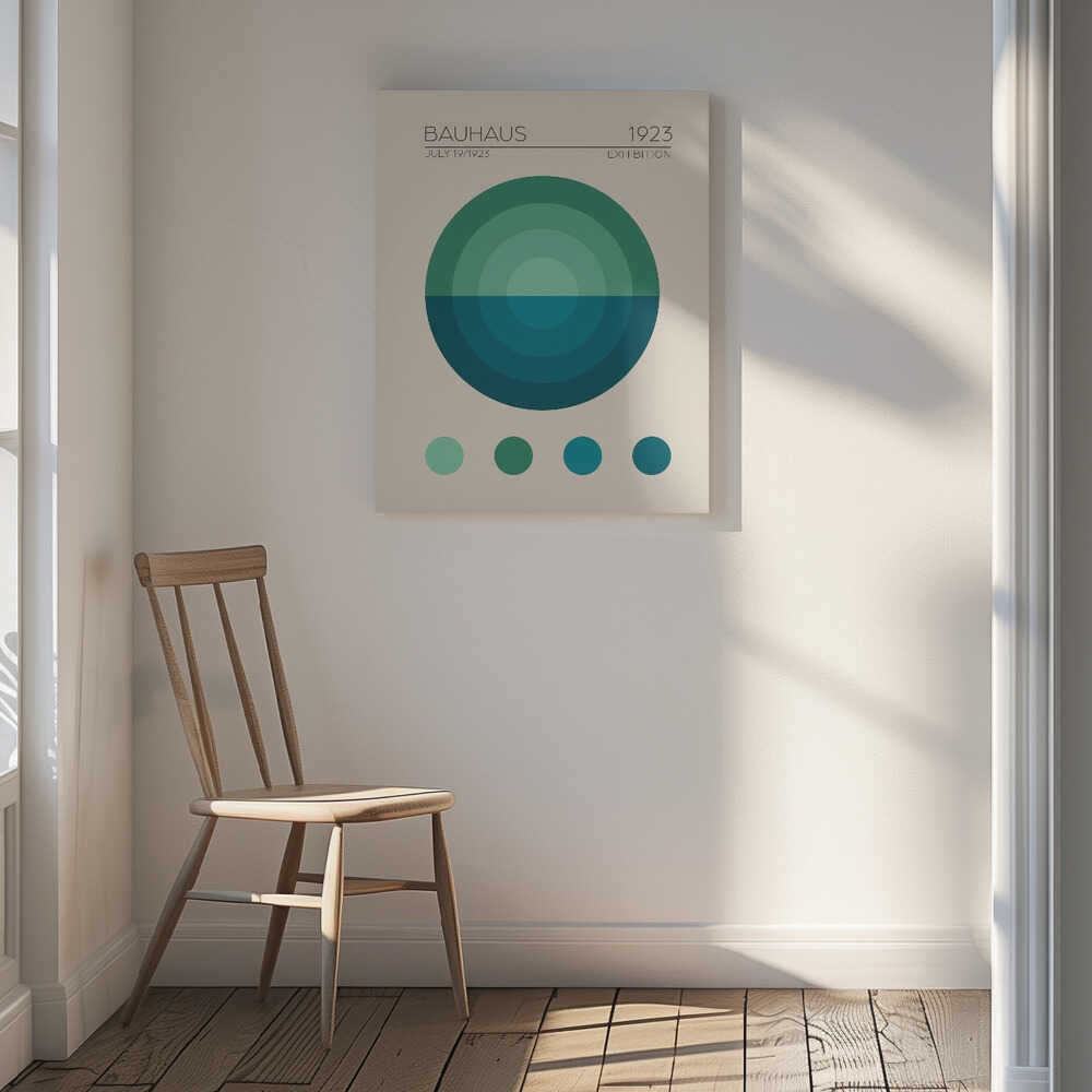 Geometric Harmony Canvas Print Wall Art 1X2548468 - ART FEVER - Art Fever