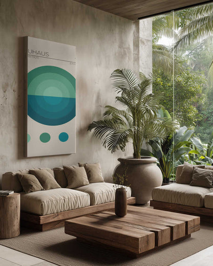 Geometric Harmony Canvas Print Wall Art 1X2548468 - ART FEVER - Art Fever