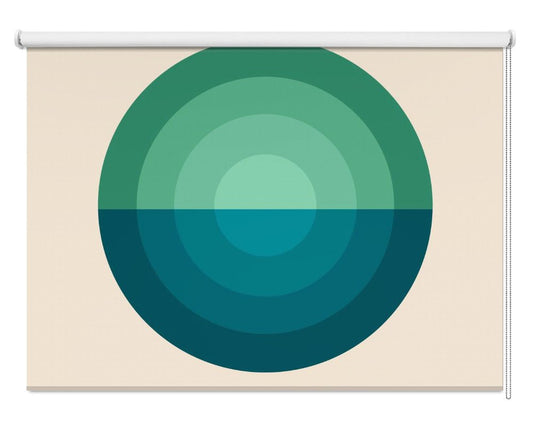 Geometric Harmony Printed Picture Photo Roller Blind - 1X2548468 - Art Fever - Art Fever