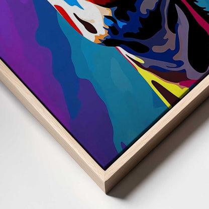 Giraffe Pop Art Canvas Print Wall Art 1X2794022 - ART FEVER - Art Fever