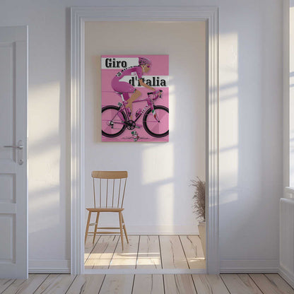 Giro D'italia Grand Tour Bicycle Race Canvas Print Wall Art 1X2662609 - ART FEVER - Art Fever