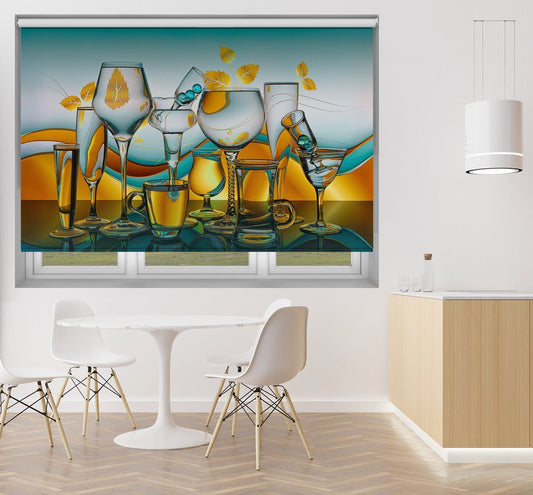 Golden Impression Printed Picture Photo Kitchen Roller Blind - 1X2670112 - Art Fever - Art Fever