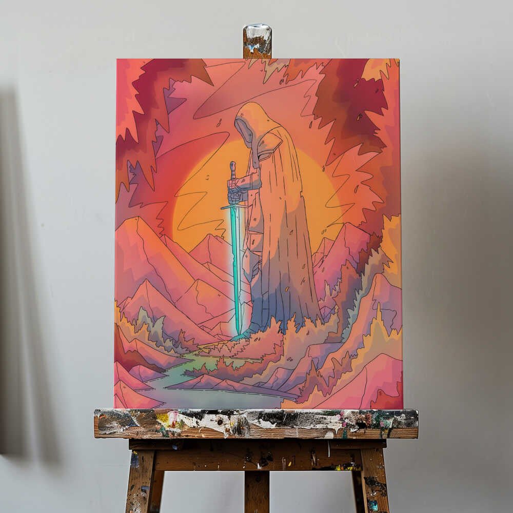 Guardian of the lands Canvas Print Wall Art 1X3339342 - ART FEVER - Art Fever