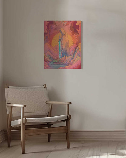 Guardian of the lands Canvas Print Wall Art 1X3339342 - ART FEVER - Art Fever