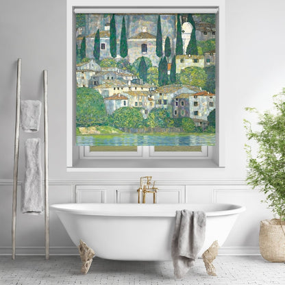 Gustav Klimt's Kirche in Cassone Printed Photo Roller Blind - RB1248 - Art Fever - Art Fever