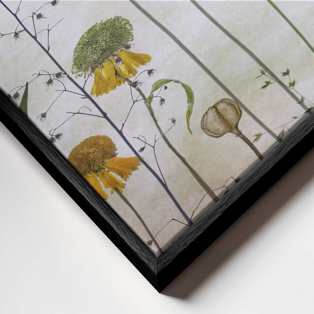 Helenium Floral Art Canvas Print Wall Art 1X1318955 - ART FEVER - Art Fever