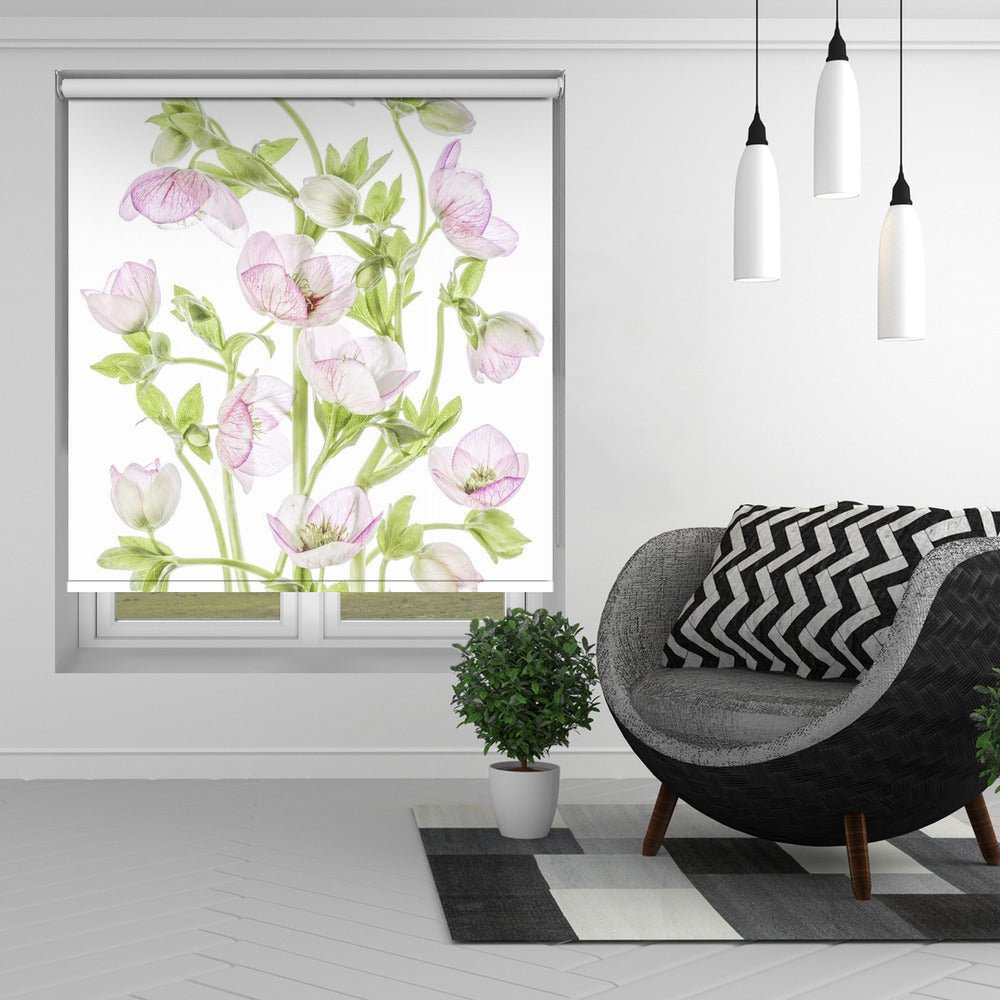 Hellebore Printed Picture Photo Roller Blind - 1X2029847 - Art Fever - Art Fever