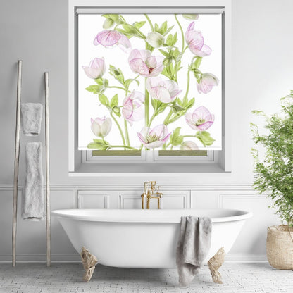 Hellebore Printed Picture Photo Roller Blind - 1X2029847 - Art Fever - Art Fever