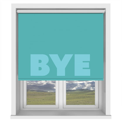hi bye Printed Picture Photo Roller Blind - 1X2928899 - Art Fever - Art Fever