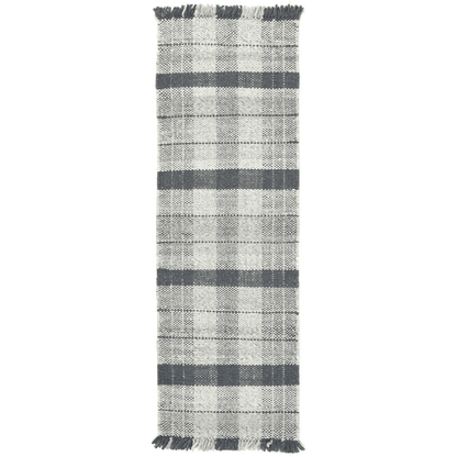 Highland Navy Checkered Rug - The Rugs - Art Fever