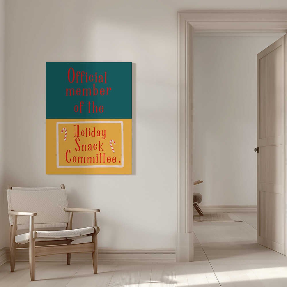 Holiday snack committee Canvas Print Wall Art 1X3347729 - ART FEVER - Art Fever