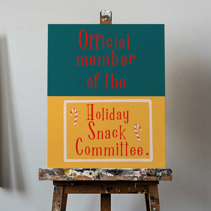 Holiday snack committee Canvas Print Wall Art 1X3347729 - ART FEVER - Art Fever