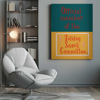 Holiday snack committee Canvas Print Wall Art 1X3347729 - ART FEVER - Art Fever