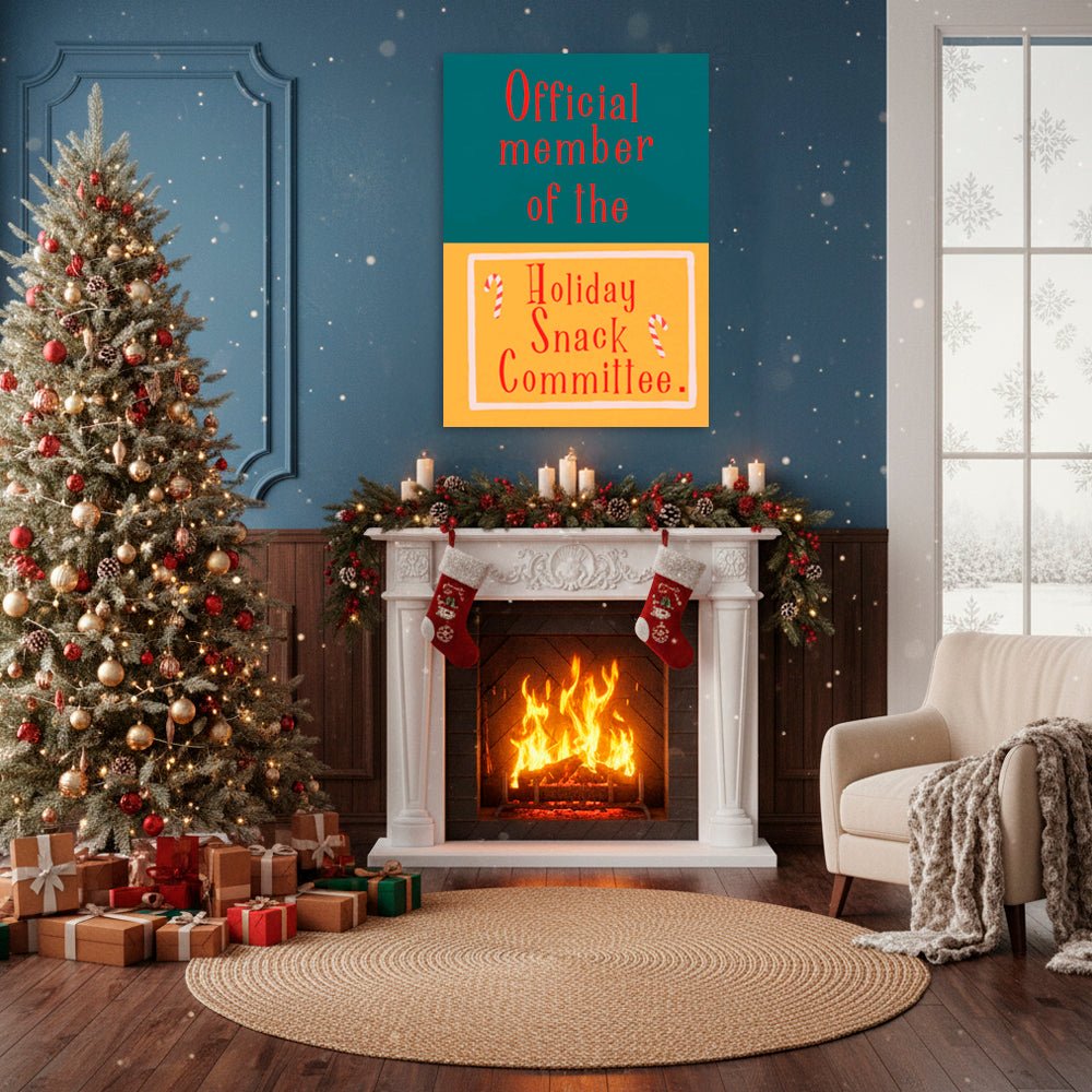 Holiday snack committee Canvas Print Wall Art 1X3347729 - ART FEVER - Art Fever